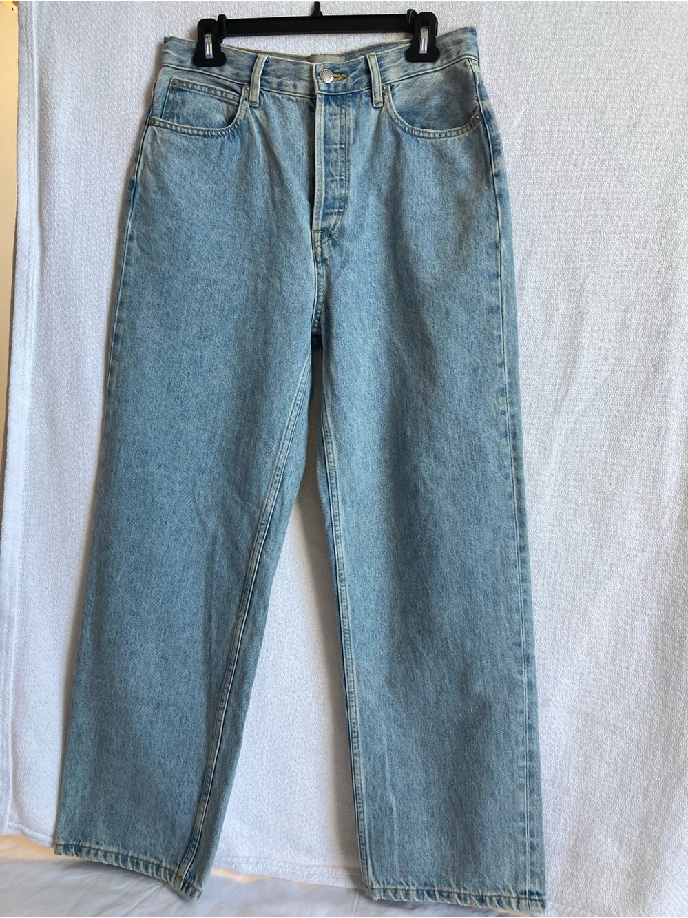 Everlane Way-High Light Wash Jeans Rigid Organic Cotton WW-RDJ-43051 Size